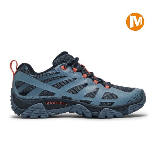 Merrell Moab Edge 2 Wanderschuhe Herren Blau [DE-FZUXH]